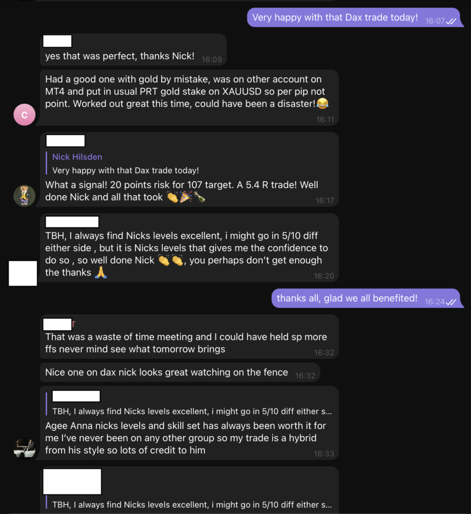 Actual Member feedback. Chat live with other members and myself.
